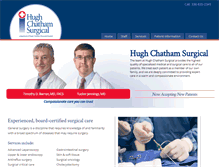 Tablet Screenshot of hughchathamsurgical.com